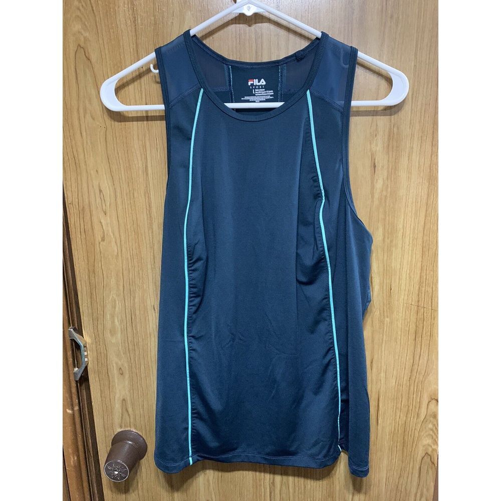 FILA sport Women's Green‎ Racerback Tank, Large Size